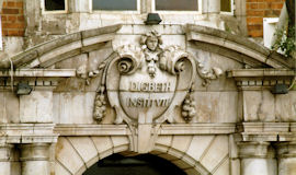 above doorway of the digbeth institute